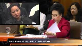 Miriam to Napoles: Baka ipapatay ka. Gantihan mo na habang buhay ka