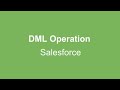 Session26 What Are DML Statements in Salesforce apex || DML Statement in Salesforce #dml #salesforce