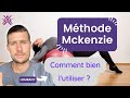 Mthode mckenzie pour le mal de dos  exercices et explications