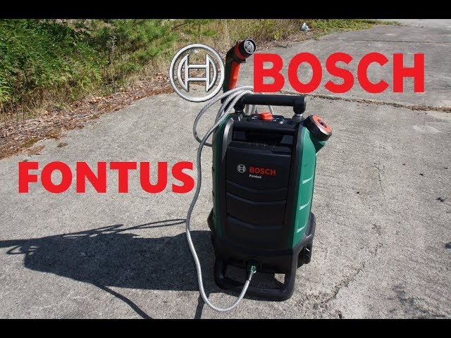 BOSCH 06008B6102 Fontus 18V - Hidrolimpiadoras de exterior 18 V de batería  (sin batería)