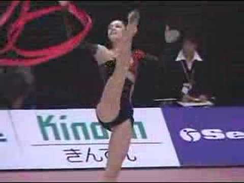 Anna Bessonova ribbon Aeon Cup 2003