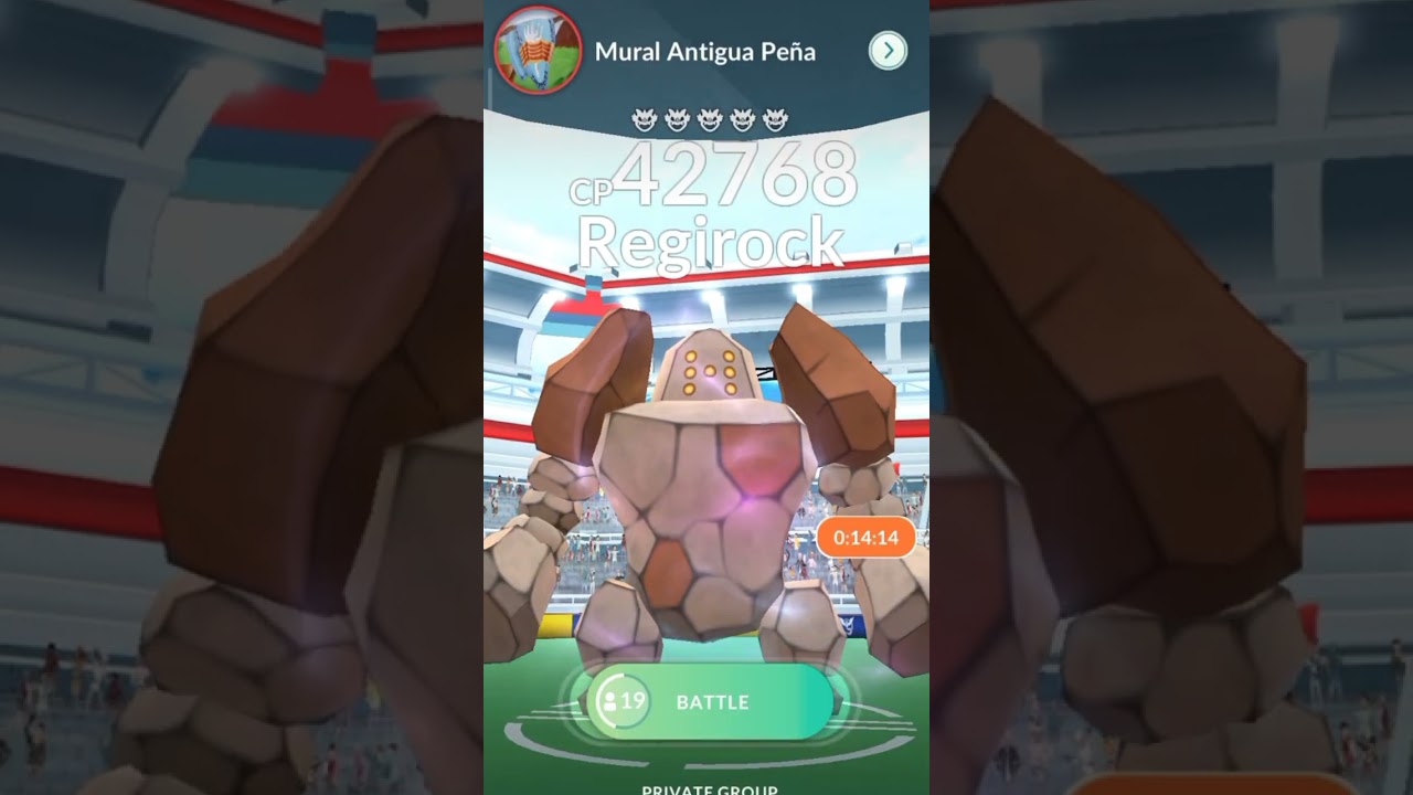 New Regirock Pokemon raid in Pokemon Go
