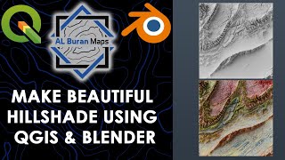 QGIS and Blender Hillshade TUTORIAL - Create Beautiful Hillshade ART screenshot 3