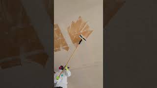 Popcorn ceiling removal  all you need is water supervpro popcorn drywall