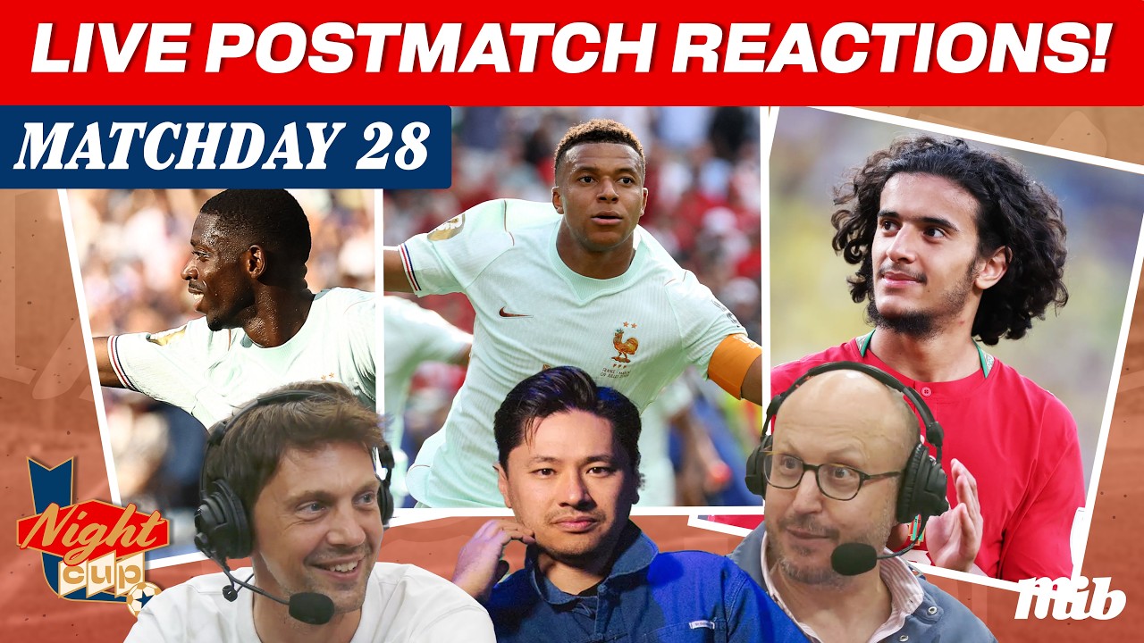 France vs. Morocco LIVE! Post-Match Reactions w/ Pablo Torre | Night Cup