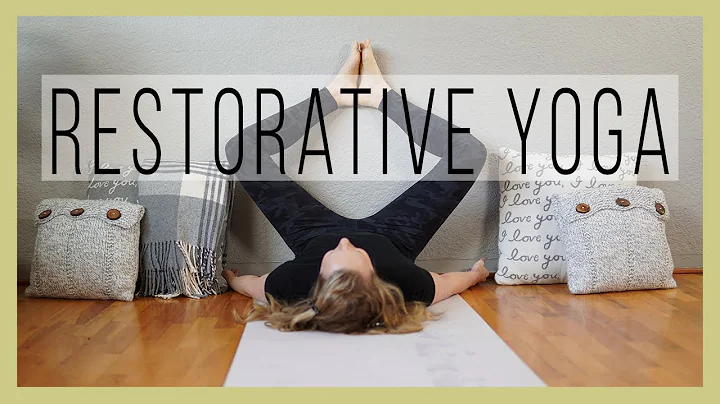 Relieve Frozen Shoulder Pain & Exhaustion | 60 min Restorative Yoga at the Wall  YwM 547