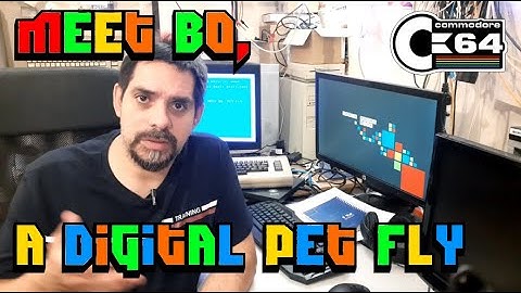 Meet Bo, a Digital pet fly on Commodore 64 | Basic Programming