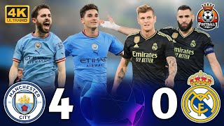 crazy match - real madrid vs man city Arabic commentary Champions League[2023]🌟Football madness🤯¦4k💫