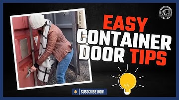 How to Open & Close a Shipping Container | USA Containers