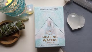 THE HEALING WATERS ORACLE🌊 Walk-through & First Impressions #oraclecards #divination #deckreview