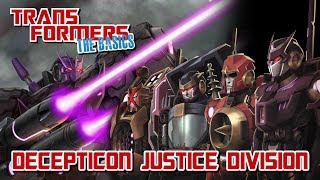 TRANSFORMERS: THE BASICS on the DECEPTICON JUSTICE DIVISION