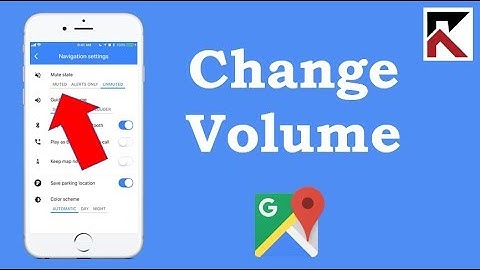 How To Change Volume Google Maps iPhone