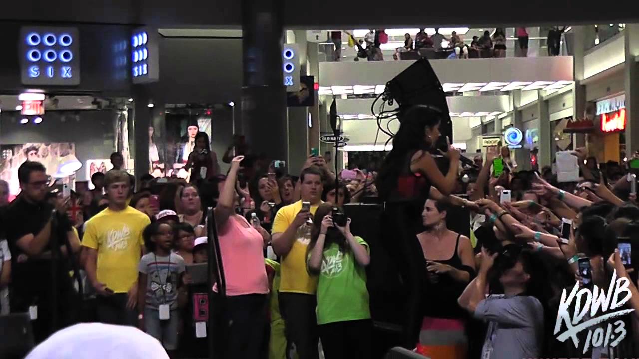 Becky G Performs 'Shower' at Mall of America