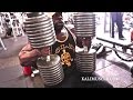 Kali muscle chest workout w 200lb dumbbell press