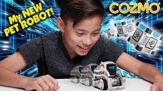 MY NEW PET ROBOT!!!  Hanging Out With COZMO! Robot Companion from Anki