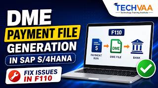 Delimiter in DME payment file | Fixing blank space issue in flat DME file | SAP FICO S4HANA