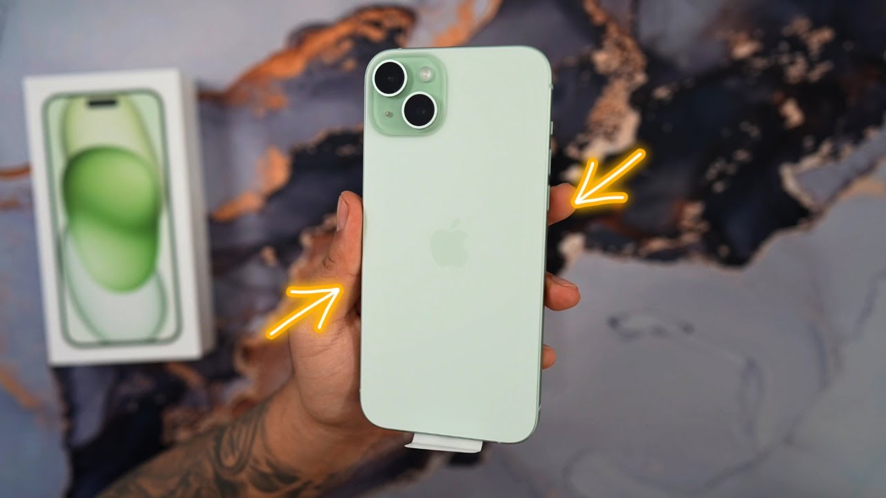 iPhone15Plus グリーン Green iPhone 15 Plus Unboxing & First Impressions - YouTube