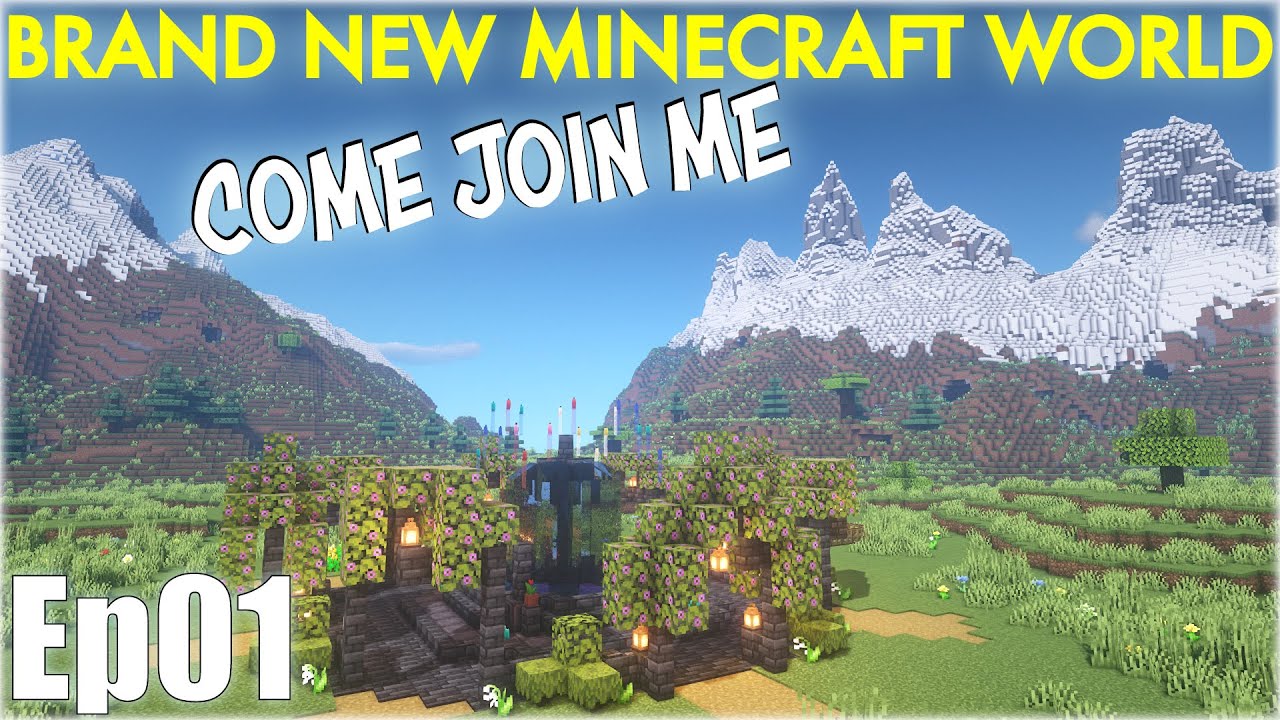 How to Start a Brand New Minecraft World | Minecraft 1.18 Survival BUT ...