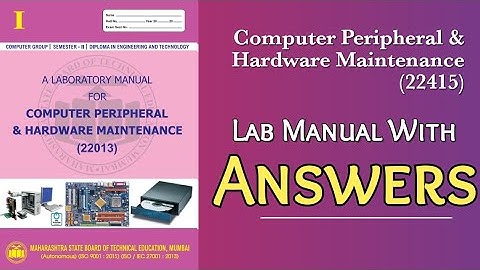 MSBTE | 22013 CPH | I Scheme Lab Manual Answers | SY Sem 2 CO/CM/IT Branch