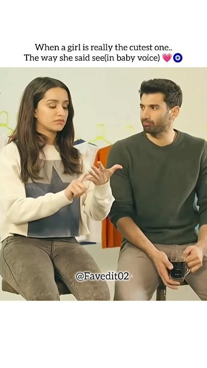 When a girl is really cutest #shraddhakapoor #bollywood #adityaroykapoor #viralvideo #favedit02