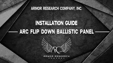 COMPACT RESPONSE SHIELD | How to install the flip down ballistic panel for a Compact Response Shield