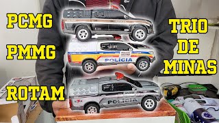 Miniaturas ROTAM, PMMG, PCMG, PRF, Viaturas de Minas Gerais