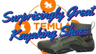 Surprisingly Good water shoes from TEMU. great for kayaking. super cheap. hard sole.