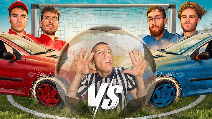ON JOUE AU FOOT AVEC NOS VOITURES (Rocket League IRL)