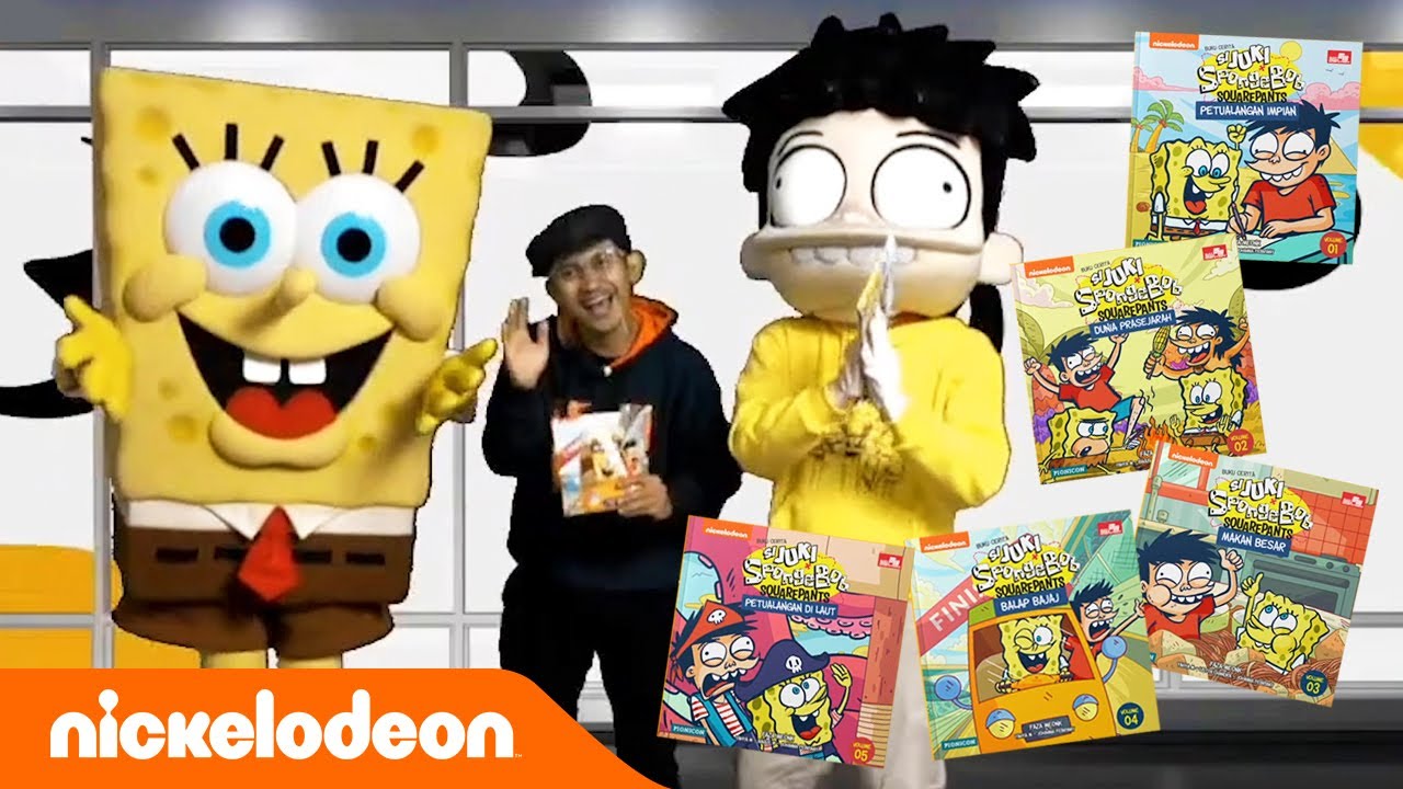 Nickalive Nickelodeon Partners With Faza Meonk For New Spongebob X Si Juki Storybook Collaboration