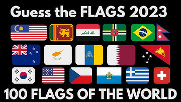 Guess the Country Flags | 100 flags | 3 second each