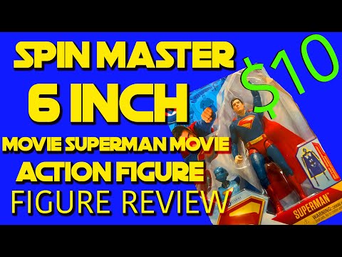 Spin Master 6 inch Superman Movie Action Figure Review