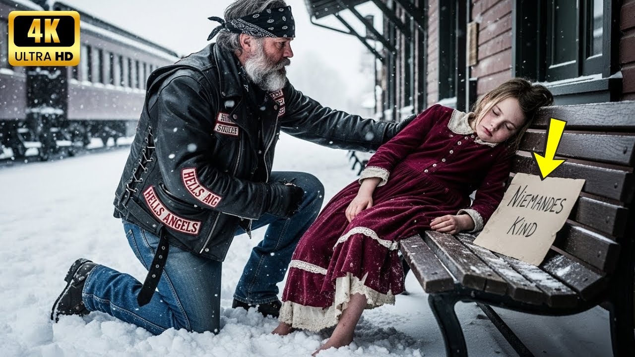 Zum Erfrieren zurückgelassen mit „Niemandes Kind“ – bis Hells Angels Biker sagte: Du gehörst mir.