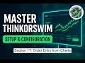 TOS Platform 17: Order Entry from Charts