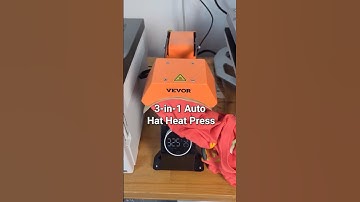 VEVOR 4-in-1 Cap Heat Press Machine, Custom Hats. Find Your Style!