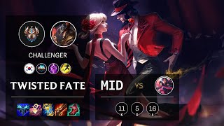 Twisted Fate Mid vs Irelia - KR Challenger Patch 11.12