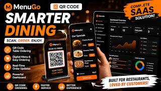 MenuGo 🍽️ | QR Code Restaurant Ordering System | SaaS Platform Built with Modern Web Technologies