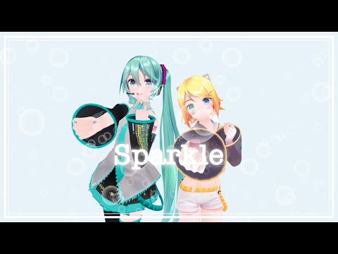【MMD】Sparkle -アニサマ2022- 【YYB式初音ミク/YYB色鏡音リン】