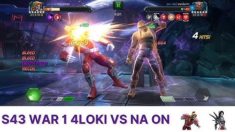 War is Back!! - Alliance War S43.1 4Loki vs NA ON