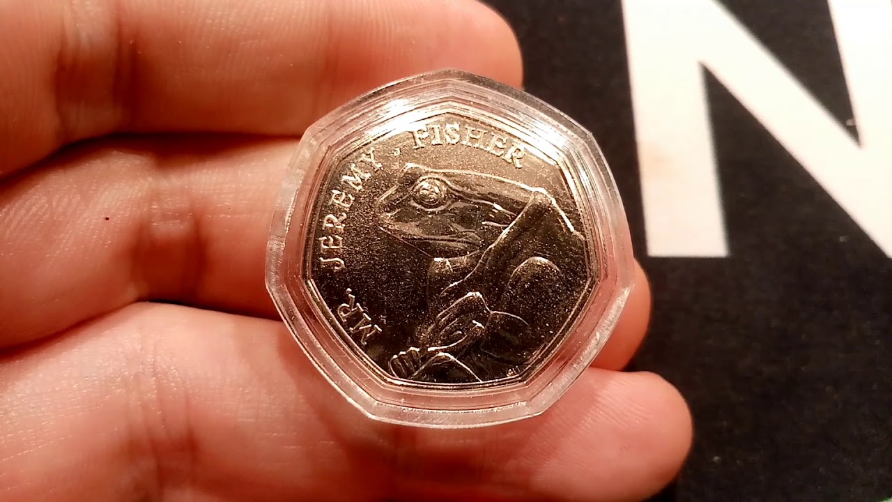 How much is the 2017 Beatrix Potter MR JEREMY FISHER 50p Coin Worth?