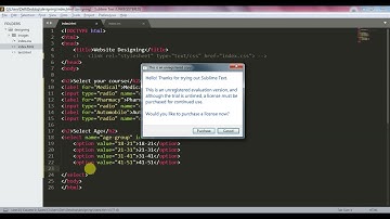 radio button dropdown in html form
