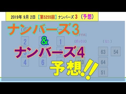 予想 数字 4 ナンバーズ