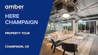 Property Tour | HERE Champaign | Student Accommodation in USA | amber