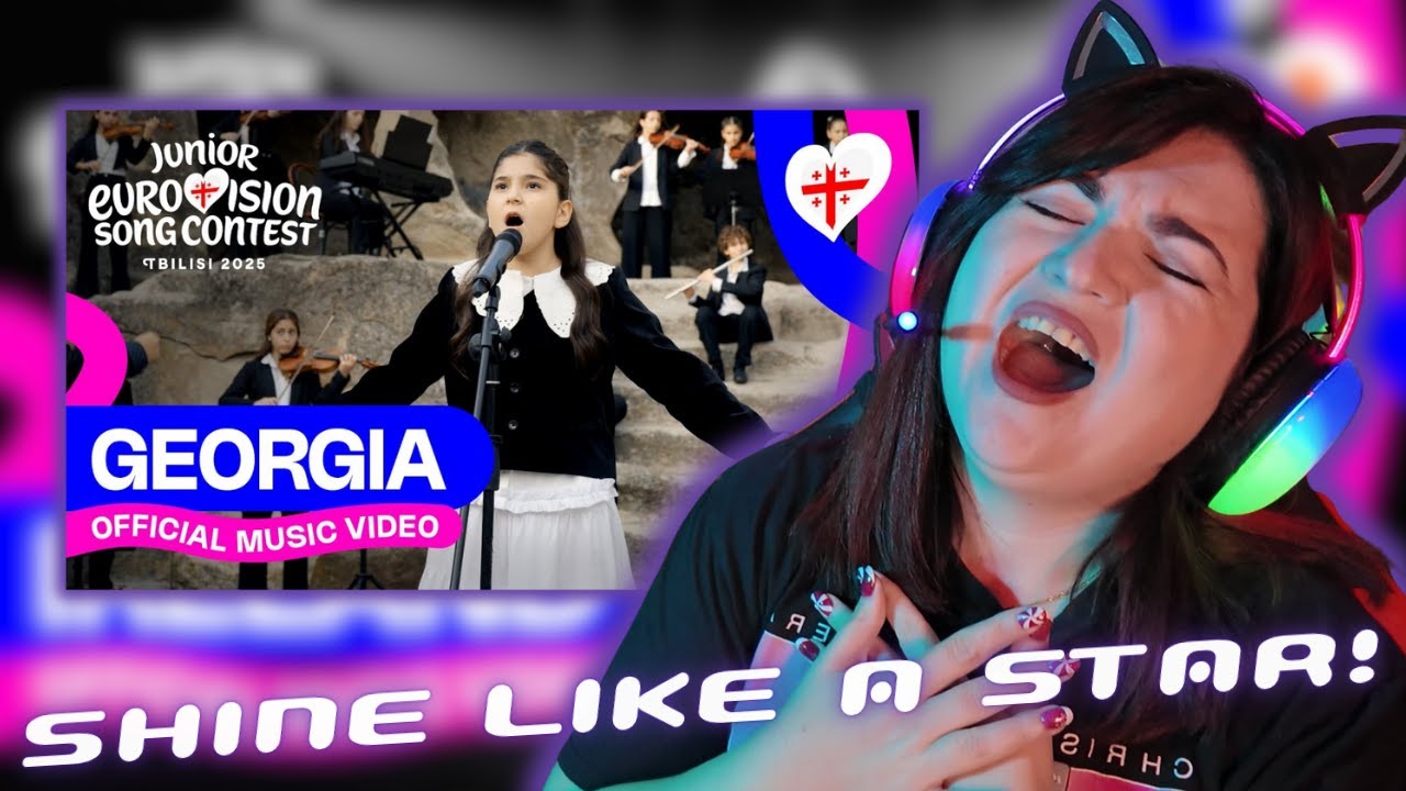 Anita Abgariani - Shine Like a Star | 🇬🇪 Georgia Junior Eurovision 2025 | SPANISH REACTION