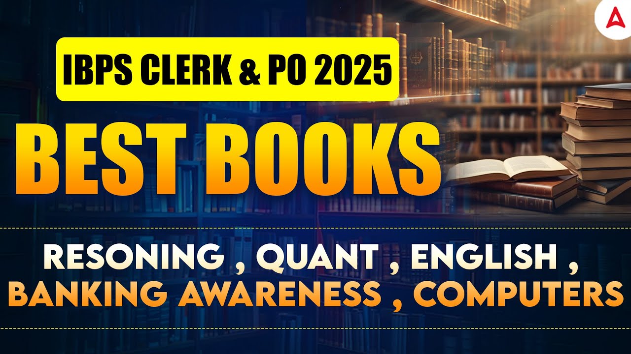 IBPS Books for Preparation 2025 | Best Books for IBPS PO and Clerk Exam ...