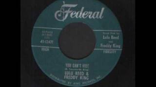 Lulu Reed & Freddy King - You Can't Hide - R&B.wmv chords