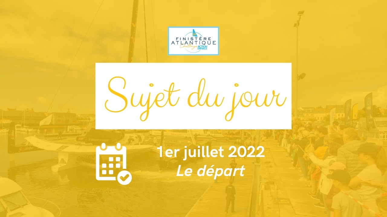 Départ de la Finistère Atlantique Challenge ACTION ENFANCE