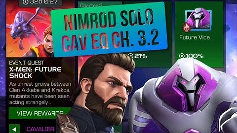 Cavalier difficulty - Nimrod Boss solo’d by CapIW - X-Men: Future shock EQ Ch. 3.2 | MCOC