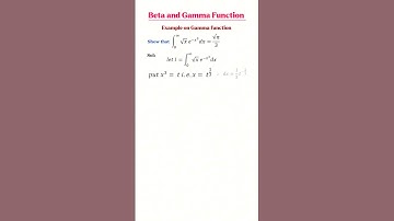 Beta and gamma function | Example on Gamma function | #mathematics #maths #engineering #bsc