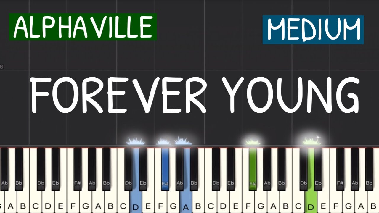 Alphaville - Forever Young Piano Tutorial | Medium