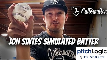 Jon Sintes Simulated Batter at Cutternation
